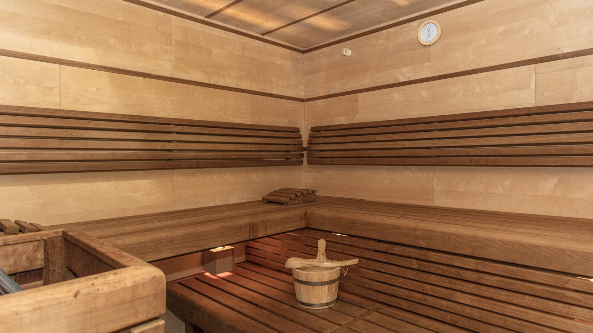 Sauna im Wellnessbereich Unser Unterberg Hotel